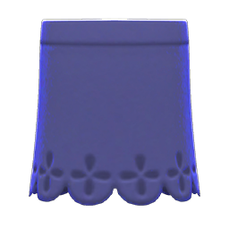 Cut-Pleather Skirt