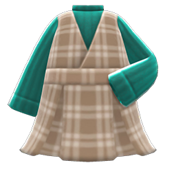 Checkered Jumper Dress