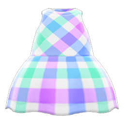 Plaid-Print Dress