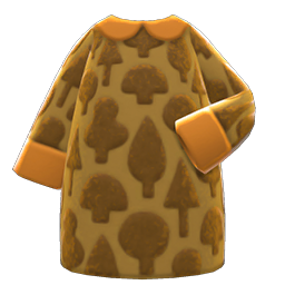 Forest-Print Dress