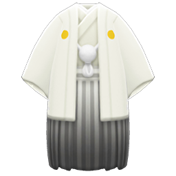 White Hakama With Crest