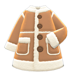 Faux-Shearling Coat