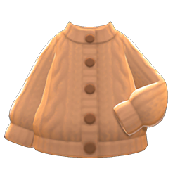 Aran-Knit Cardigan
