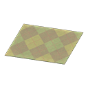 Brown Argyle Rug