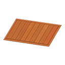 Brown Wooden-Deck Rug