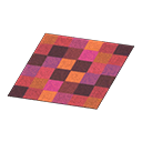 Red Blocks Rug