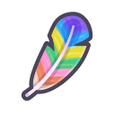 Rainbow Feather