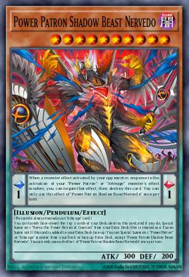 Nervedo the Shadebeast Power Patron