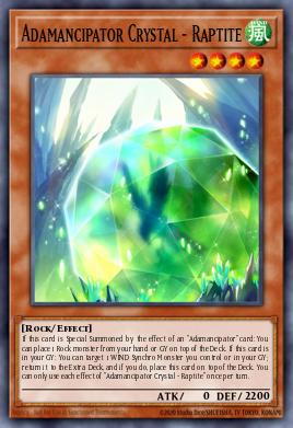 Adamancipator Crystal - Raptite