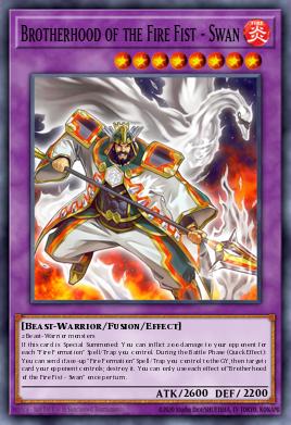 Brotherhood of the Fire Fist - Swan